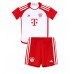 Bayern Munich Alphonso Davies #19 Babykleding Thuisshirt Kinderen 2023-24 Korte Mouwen (+ korte broeken)